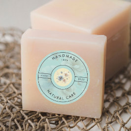 Floral Handmade Product Label Aufkleber