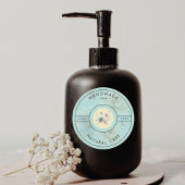 Floral Handmade Product Label Aufkleber