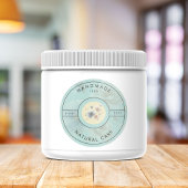 Floral Handmade Product Label Aufkleber