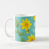 Floral Happy Birthday Kaffeetasse (Links)