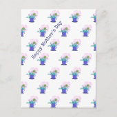 Floral Happy Mother Day Postkarte (Vorderseite)