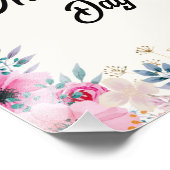 Floral Happy Mother's Day 2024 GIFT Fotodruck (Ecke)