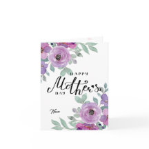 Floral Happy Mother's Day Card