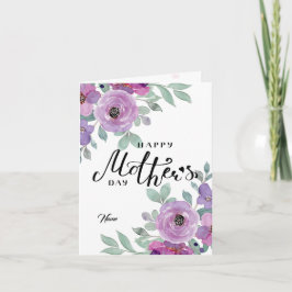 Floral Happy Mother's Day Card Karte