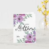 Floral Happy Mother's Day Card Karte (Gelbe Blume)