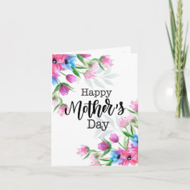 Floral Happy Mother's Day Card Karte