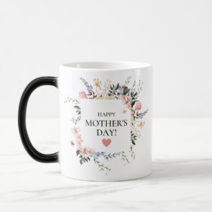 Floral Happy Mother's Day Gift for MAMA Verwandlungstasse