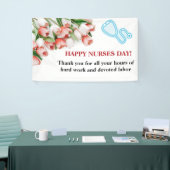 Floral Happy Nurses Day Banner (Messeveranstaltung)