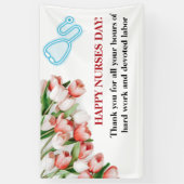 Floral Happy Nurses Day Banner (Vertikal)