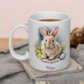 Floral Happy Ostersonne mit Ei Kaffeetasse