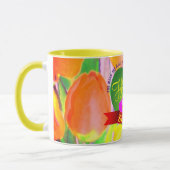 Floral Happy Valentines Tasse (Links)