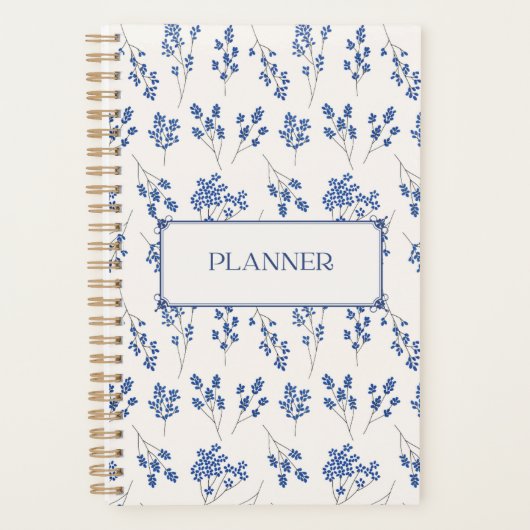 Floral Hardcover Notebook Plannner Planer (Vorderseite)