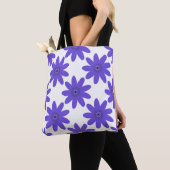 'Floral Harmony' Fettes Lila Muster Tasche (Von Nahem)