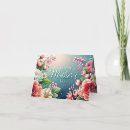 Floral Harmony Karte