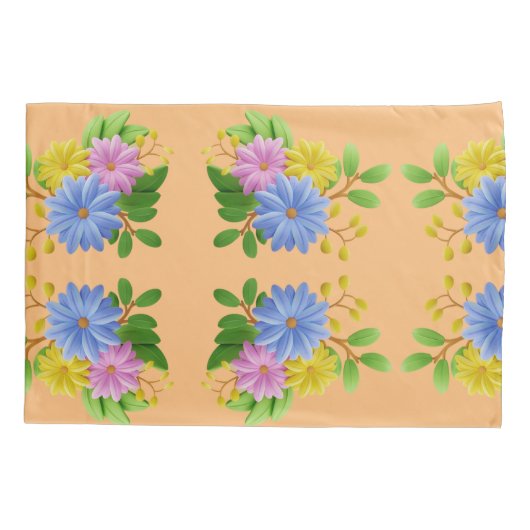Floral Harmony Pillowcase Kissenbezug (Rückseite)