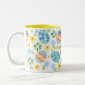 Floral hat er Osterfeier Tasse (Links)