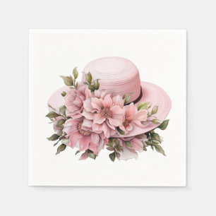 Floral Hat Serviette