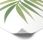 Floral Hawaii Pineapple & Hibiscus Summer Name Poster (Ecke)