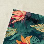 Floral Hawaiian Strandtuch (Beispiel)