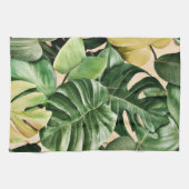 Floral/hawaiianisches/tropisches Blatt Geschirrtuch (Horizontal)