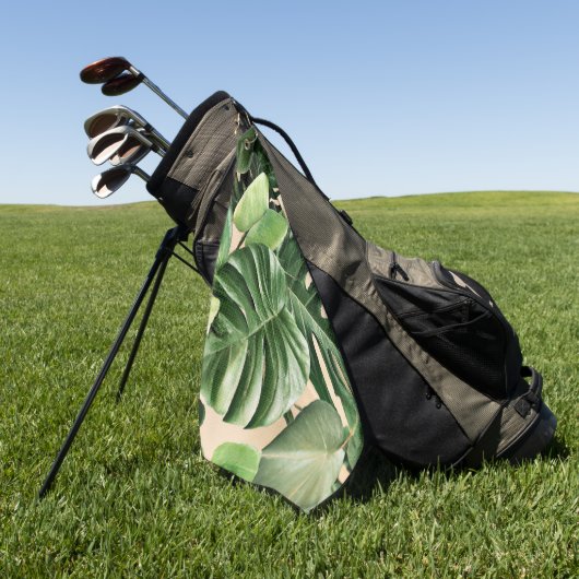 Floral/hawaiianisches/tropisches Blatt Golfhandtuch (Gras)