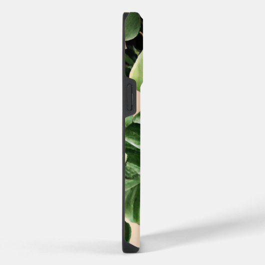 Floral/hawaiianisches/tropisches Blatt iPhone Hülle (Rechte Seite)