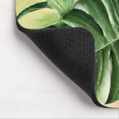 Floral/hawaiianisches/tropisches Blatt Mousepad (Ecke)