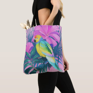 Floral/hawaiisch/tropisch/papagei Tasche