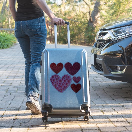 Floral Hearts Aufkleber (Koffer Insitu)