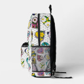 Floral Hearts Bedruckter Rucksack (Rechts)