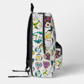 Floral Hearts Bedruckter Rucksack (Links)