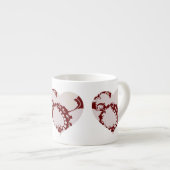 Floral Hearts Espresso Cup Espressotasse (Vorderseite Rechts)
