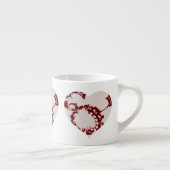 Floral Hearts Espresso Cup Espressotasse (Rechts)