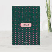 Floral Hearts Hübsch Einzigartiger Muttertag Karte (Rückseite)