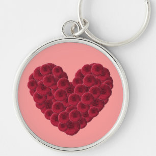 Floral Hearts Schlüsselanhänger