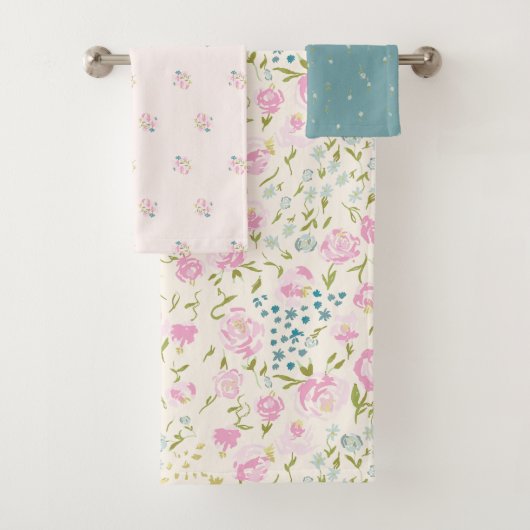 Floral Heaven 3 Badetücher Set (Insitu)