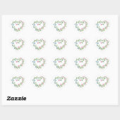 Floral Heft Sticker (Blatt)