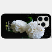 Floral Heirloom Rose Black Case-Mate iPhone Hülle (Rückseite (Horizontal))