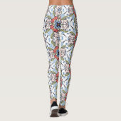 Floral Henna Mandala Farbige Leggings (Rückseite)