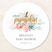 Floral Herbst Pumpkin Baby Dusche