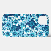 Floral Hibiscus Pattern Case-Mate iPhone Hülle (Rückseite (Horizontal))