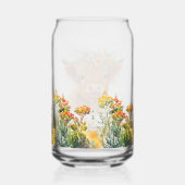 Floral Highland Cow Dosenglas (Rechts)