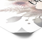 Floral Highland Kuh Animal Badezimmer Wand Printme Fotodruck (Ecke)