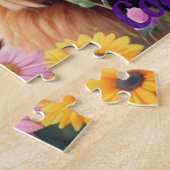 Floral Highland Kühe 16 x 20 Puzzle (Seite)