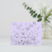 Floral Hint Postkarte (Stehend Vorderseite)