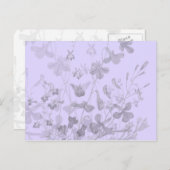 Floral Hint Postkarte (Vorne/Hinten)