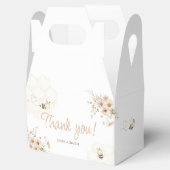 Floral Honey Bee Baby Dusche Geschenkschachtel (Geöffnet)