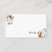 Floral Honeymoon Wish Enclosure Card Begleitkarte (Rückseite)