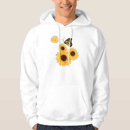floral hoodie (Vorderseite)
