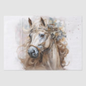 Floral Horse Seidenpapier (Vorderseite)